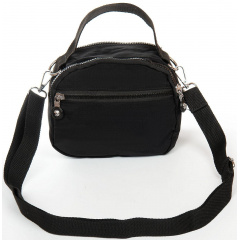 Жіноча сумка крос боді JIELSHI 19x15x10 см Чорний (2534885731) Хуст