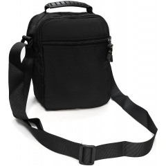 Мужская сумка наплечная LANPAD 20x26x11 см Черный (2344556038) Сумы