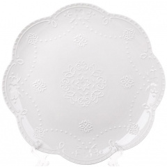 Набор тарелок 3 штуки White Lace диаметром 20см DP218711 BonaDi Обухів