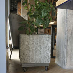 Вазон Кора 40x43x43 см, уличный садовый RAL K7 Classic Новая Прага