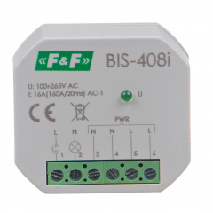 Бистабильное реле BIS-408 LED, 16А, защита от пускового тока Жмеринка