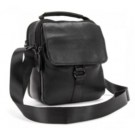 Чоловіча сумка месенджер Tiding Bag 17x20x6 см Чорний (1982289975)