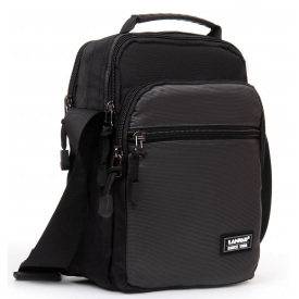 Чоловіча сумка-планшет LANPAD LAN82053 20x26x12 см Сірий (2465820278)