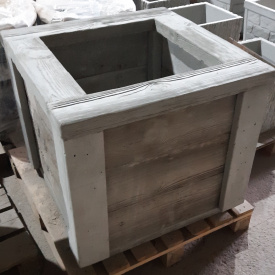 Вазон Веранда 70x65x65 см, уличный садовый Художественная покраска