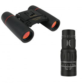Бинокль Optico 30x60 126m/1000 m и Монокуляр Bushnell 16х52 Black