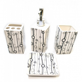 Набор для ванной комнаты Delizia керамический (DN32069B)