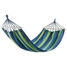 Гамак с планкой VigohA Мексиканский хлопок 200*80 см Синий