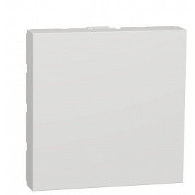 Заглушка Schneider Electric NU986618 для розетки 45х45 (белая)