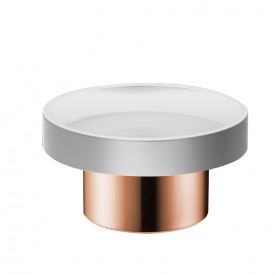 Мыльница Aquavita Mystic, KL-127AH керамика+металл бронза настольный, овальная