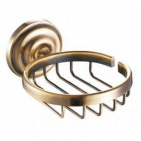 Мыльница Aquavita Bronze KL-73809A круглая, металл