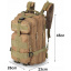 Рюкзак тактический штурмовой No Brand 28L Койот (1676378804) Новая Каховка