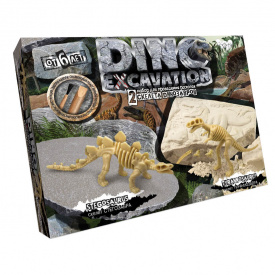 Дитячий набір для проведення розкопок "DINO EXCAVATION" Danko Toys DEX-01 Stegosaurus
