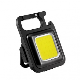 Фонарь X-BALOG LED COB 500lm 6W 500 mAh кемпинговый на карабине с магнитом и открывашкой Type-C (COB-500)