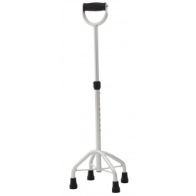 Тростина регульована чотирьохопорна з посиленою базою та U-подібною ручкою MED1 SC3201 Сірий