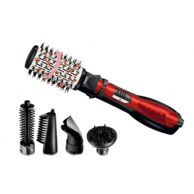 Фен щетка расческа с насадками для укладки и завивки волос XPRO R416 5 в 1 Красный (41322-416_714)