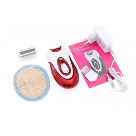 Жіночий епілятор-електробритва Haohan 202-3W 2в1 Червоний CPK 3829