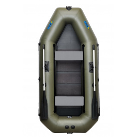 Лодка надувная гребная двухместная ΩMega 280LS PS хаки