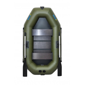Лодка пвх надувная гребная 2-местная ΩMega 220LS хаки