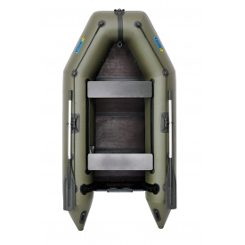 Лодка пвх надувная моторная двухместная ΩMega 270M DE хаки