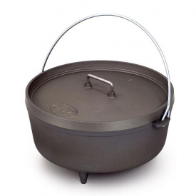 Котелок GSI Outdoors Hard Anodized 12 Dutch Oven 5,9 л Черный (1099-50412)