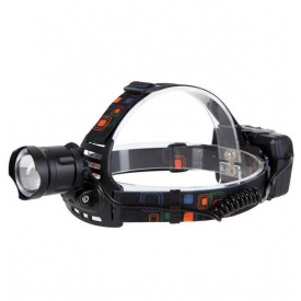 Мощный аккумуляторный налобный фонарь Police PL-152 P50/3*18650/Zoom Black