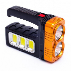 Фонарь переносной Hotter Mouse 7701-A с солнечной панелью 1000 mAh Orange-Black (3_02954)