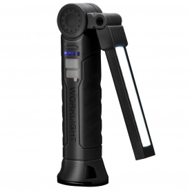 Фонарь аккумуляторный RIAS G52 с магнитом и подвесным крючком Black (3_04528)