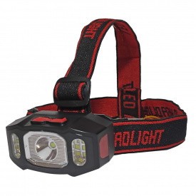 Фонарь аккумуляторный налобный HeadLight WJ-1730 3W+COB5W