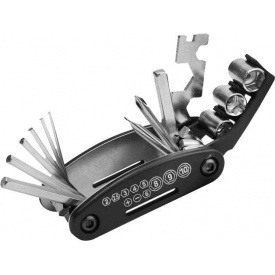 Ключ велосипедний багатофункціональний Xiamen мультитул 16 пр Чорний (050544)