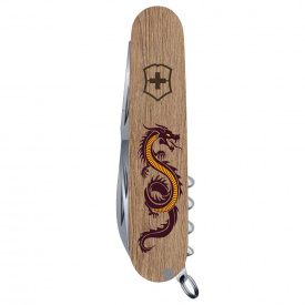 Складной нож Victorinox Spartan Zodiac 3D Деревянный дракон (1.3603.7_Z3310h)