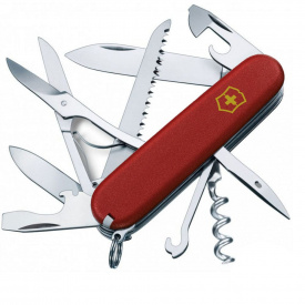Складной нож Victorinox Huntsman Mat Красный матовый лак с желтым лого (1.3713_M0008p)