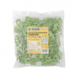 Основа MINI система вирівнювання плитки 1 мм 250 шт MASTERTOOL GM (81-0505)