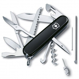 Складной нож Victorinox Huntsman 91 мм 18 функций Черный (1.3715.3)