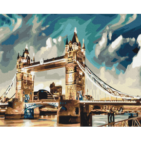 Картина за номерами BrushMe "Лондон в хмарах" 40х50см BS52223