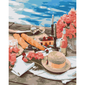 Картина за номерами BrushMe "Пікнік поруч з морем" 40х50см BS51331