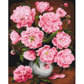Картина за номерами BrushMe "Піони весною" 40х50см BS30590