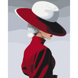 Картина за номерами BrushMe "Червоний оксамит" 40х50см BS53811