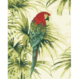 Картина за номерами BrushMe "Перната екзотика" 40х50см BS52221