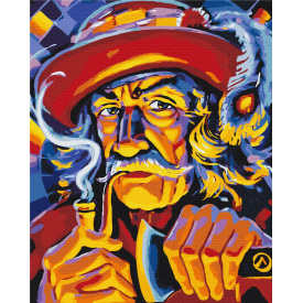 Картина за номерами BrushMe "Дідо з гір © Oleg Loburak" 40х50см BS53765