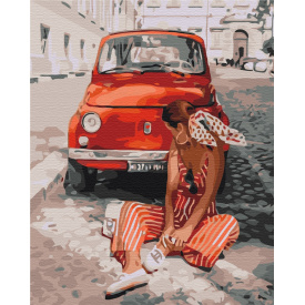 Картина за номерами BrushMe "Літо в червоному" 40х50см BS38506