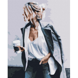 Картина за номерами BrushMe "Перерва на каву" 40х50см BS33877