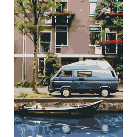 Картина за номерами BrushMe "Фургон мандрівника" 40х50см BS52448