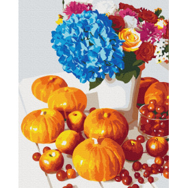 Картина за номерами BrushMe "Гарбузовий натюрморт" 40х50см BS51326