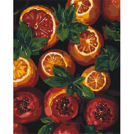 Картина за номерами BrushMe "Соковита насолода" 40х50см BS53782