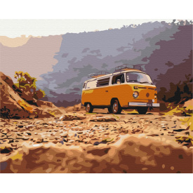 Картина за номерами BrushMe "Мандрівка хіппі" 40х50см BS52468