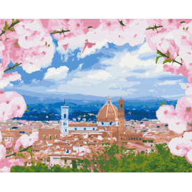 Картина за номерами BrushMe "Флоренція в цвіту" 40х50см BS52637
