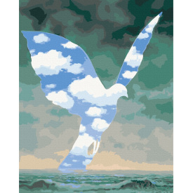 Картина за номерами BrushMe "Велика сім'я Рене Магрітт" 40х50см BS52384