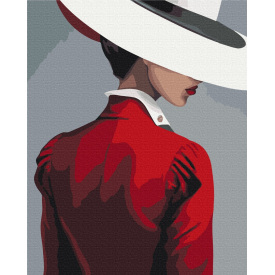 Картина за номерами BrushMe "Таємниця червоного" 40х50см BS53812