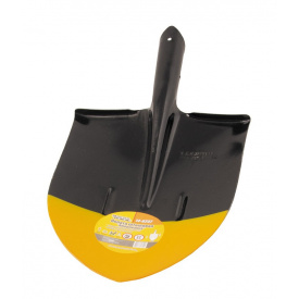 Лопата штикова MASTERTOOL "Американка" 240х290х425 мм чорно-жовте фарбування 0.9 кг 14-6257