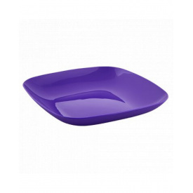 Тарелка большая Алеана 250х250х30 мм Сиреневый